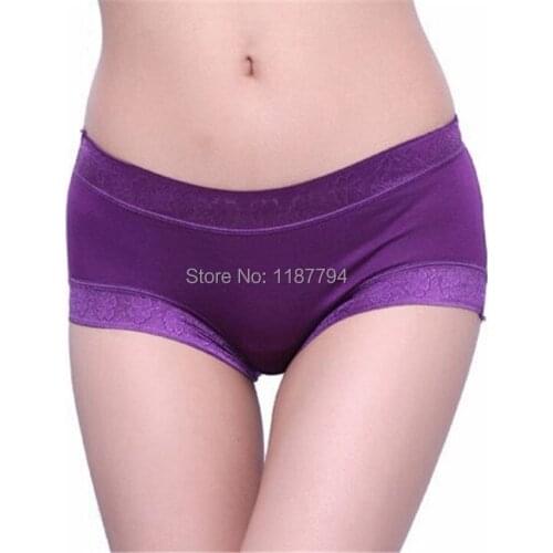 Sexy Women Cotton Lace Underwear Panties Female Lady Girls Seamless Briefs Cheapest Wholesale Free shipping High Quality ZNK01