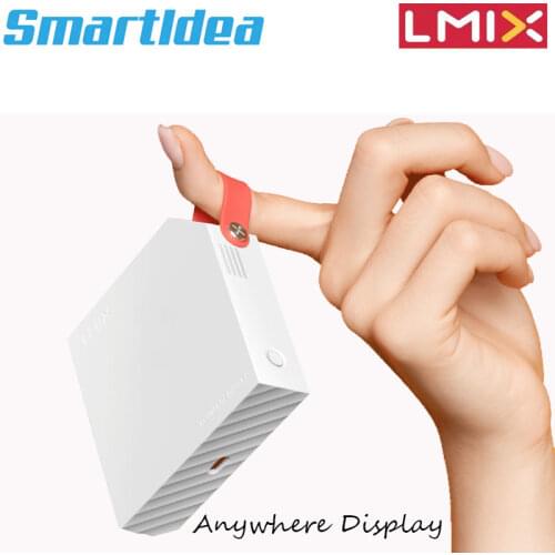 Smartldea DLP Mini X3 Projector build Battery 200lumens HD USB Pocket Smart Proyector Mobile beamer Phone wired mirror display