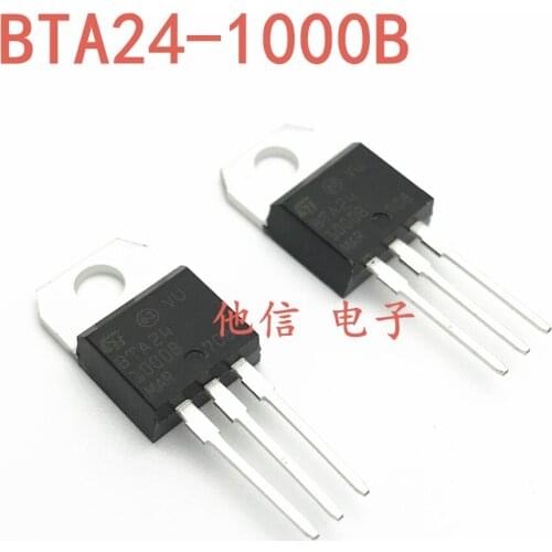 In Stock 100% New&original 5pcs/lot BTA24-1000B 24A 1000V TO-220