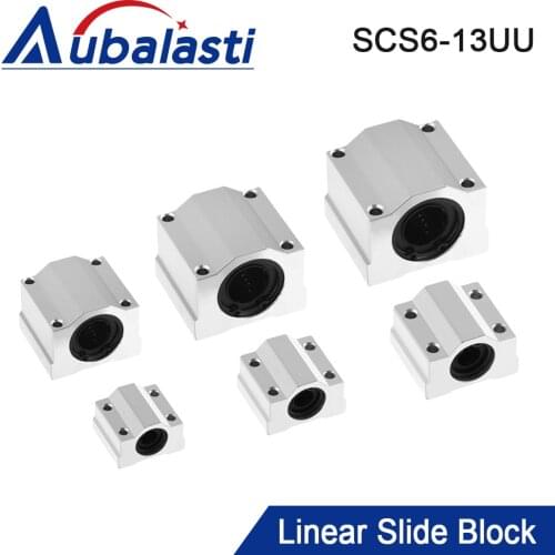 4Pcs Linear Motion Ball Bearing Slide Block Bushing SCS6UU SCS8UU SC10UU SCS12UU Linear Shaft CNC 3D Printer Parts