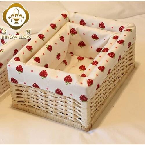 Gold Home Straw Braid Storage Box Desktop Liubian Cloth Flapless White Rattan Basket Rustic Storage Baskets Basket