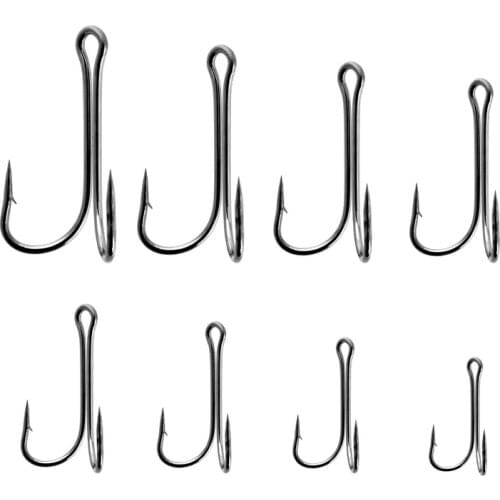 10pcs Long Shank Double Hook Weedless Fishing hook For Soft Worm Lure High Carbon Steel Fly Fishing Hook Accessories