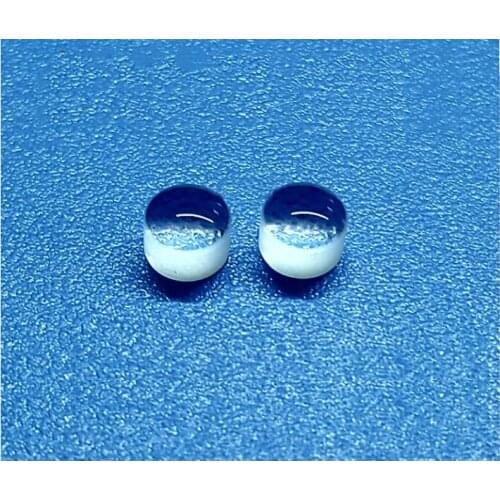 2pcs 4.7mm Aspherical Plano Convex Focusing Lens Focal Length 6.2mm D-ZK2N Optical Glass Lenses Laser Scanning Lentes