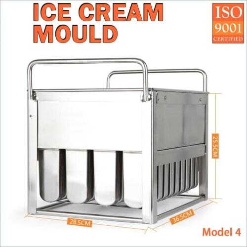 30/40pcs/time Commercial Factory Price Ice Cream Stick Stainless Steel Popsicle Mould Leave Item Number E.G. XJH9034 Canadar