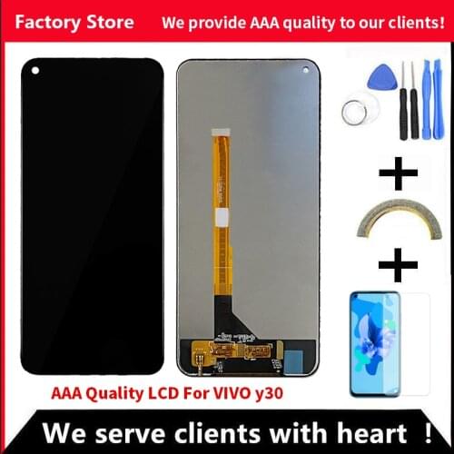 6.51" AAA Quality LCD For VIVO Y30 LCD With Frame Display Screen For VIVO Y30 LCD Screen Display 1600*720 Resolution