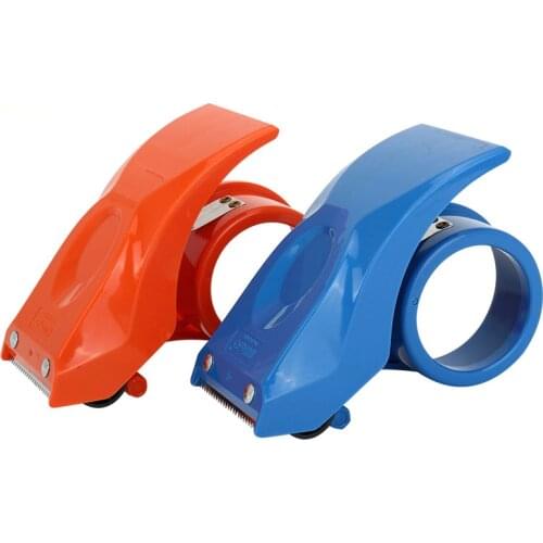 Metal 6cm Width Prevent-Reverse Tape Dispenser Sealing Machine Tape Cutter Office School Supplies