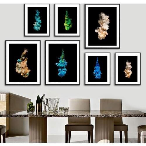 Abstract Watercolor Face Scandinavian Wall Art Canvas Painting Nordic Posters And Prints Wall Pictures For Living Room Decor