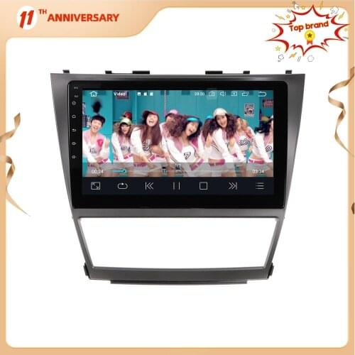 Aotsr Android 9.0 4GB RAM Car Radio GPS Navigation For Toyota Camry 2006 - 2011 DSP Car Auto Stereo Video Multimedia DVD Player