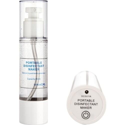 Acid Water Making Machine Portable Disinfection Sterilization Water Bottle Generator Machine Disinfectant Making Machine 649E