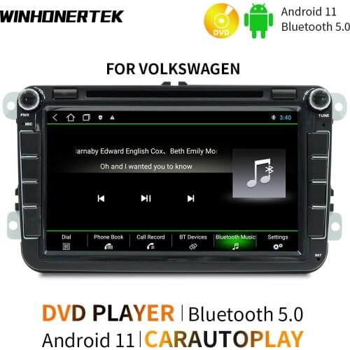 Android11 CarPlay DSP Car Multimedia Player Radio Android auto GPS For Volkswagen VW Passat B6 Touran GOLF POLO 2 din DVD