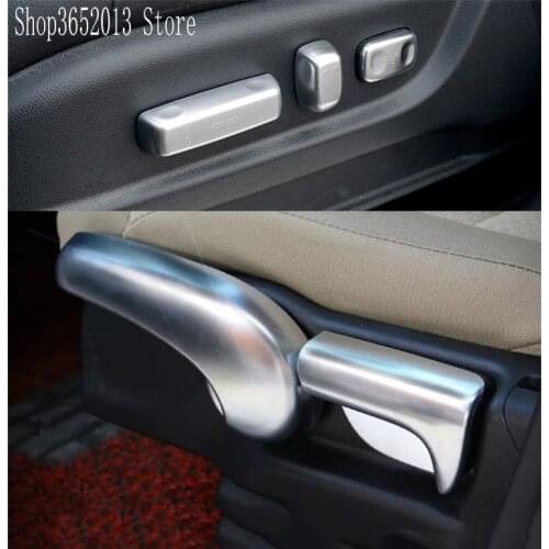 For Honda CRV 2012-2016 ABS Chrome Seat Memory Lock Unlock Switch Button Cover Trim car styling
