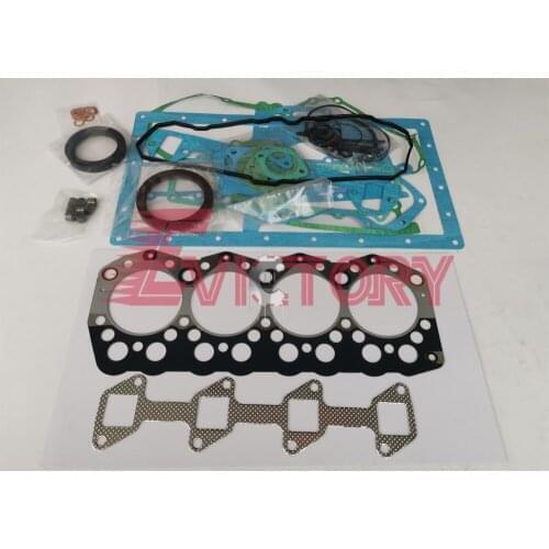 For MITSUBISHI S4Q2 S4Q overhaul gasket kit + main conrod con rod bearing set