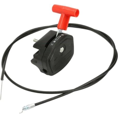 59" Lawn Mower Control Switch Lever Handle Kit for Electric Petrol Lawnmowers Black