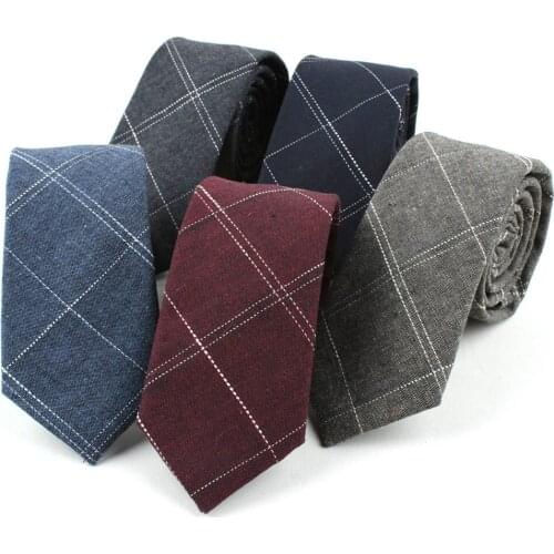 Linbaiway 6cm Mens Ties Leisure Bridegroom Cotton Necktie for Man Neck Tie Jacquard Business Gravatas Para Homens Custom Logo