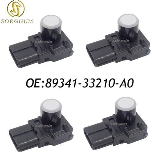 New SET (4) 89341-33210-A0 PDC Parking Sensor Reverse Assist for Toyota 89341-33210