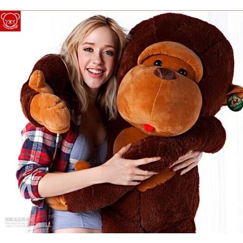 43"GIANT HUGE BIG JUMBO STUFFED ANIMAL SOFT MONKEY PLUSH TOYS 110CM