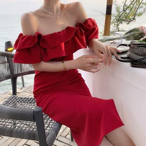 Orgreeter Off-the-shoulder Summer Dresses