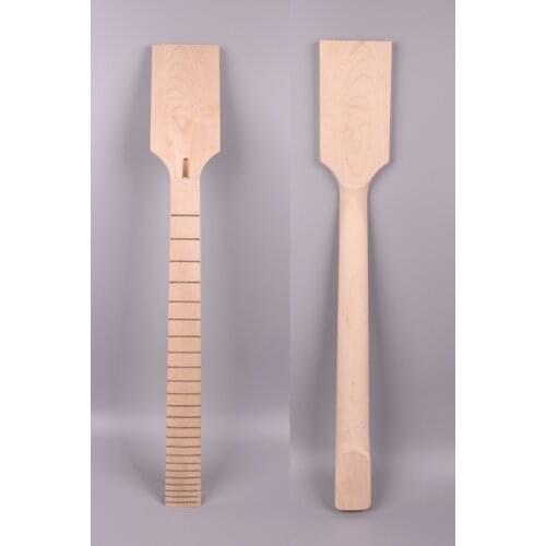 Fit Diy Electric Guitar Neck 24fret 25.5'' inch Maple Fretboard Locking Nut Unfinished