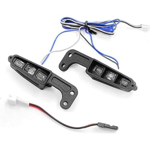RC Car Spotlight LED Car Light Metal Front Bumper Built-in Spotlight LED Car Light for TRX-4 new BRONCO RC Car Modification Part