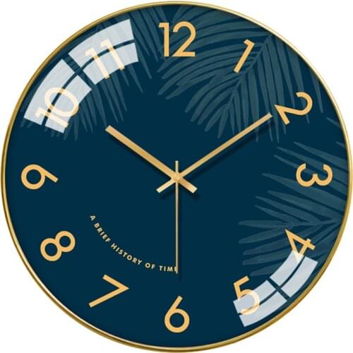 Modern Wall Clock Gold Nordic Watch Wall Living Room Bedroom Silent Clocks Wall Home Decor Creative Wall Watch