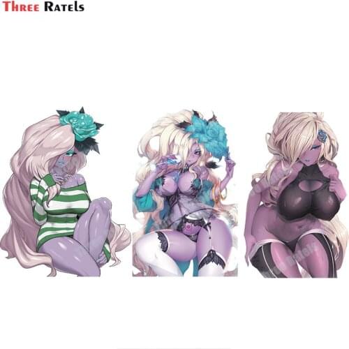 Three Ratels B122 Sharan Dungeon Fighter Anime Auto Accessories Hentai Sexy Girl Custom Car Sticker For 2020 Mercedes Benz