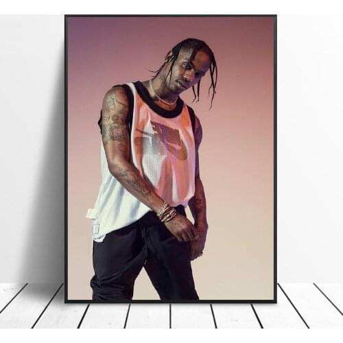 Travis Scott Rapper Music Art Prints Silk Poster And Print Wall Art Picture Painting Home Decor for Living Room