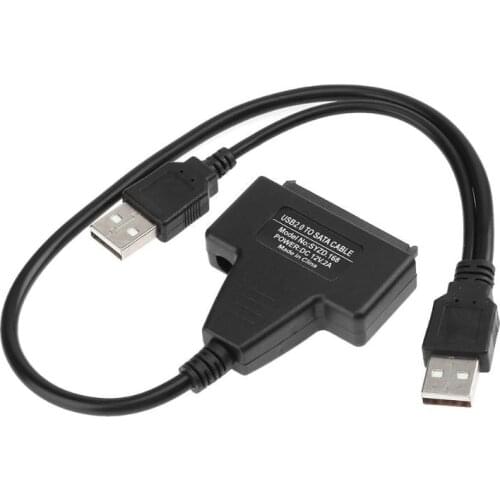 USB 2.0 to Sata Adapter for 2.5/3.5 inch Computer Hard Driver Connection Cables USB to SATA Cable Serial ATA Adapter For HDD/SSD