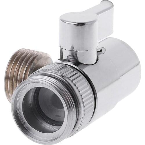 Bathroom Kitchen Brass Sink Valve Diverter Faucet Splitter to Hose Adapter M22 X M24 L4MB