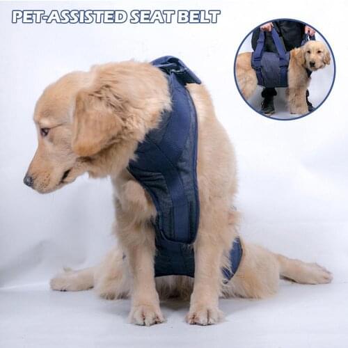 Pet Dog Safety Walking Auxiliary Belt Rehabilitation Vest Dog Medical Strap Collar Leash Assist Dog Exercise Dog Harness Supply