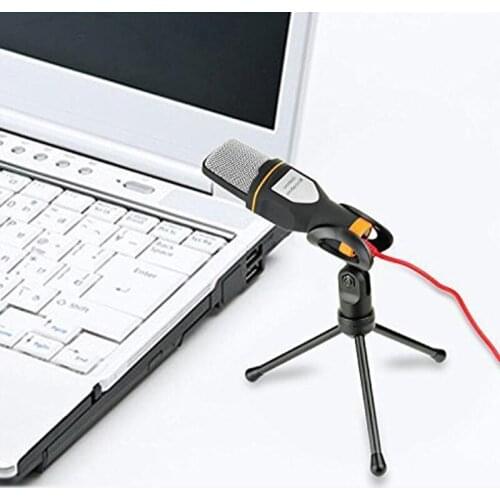 Condenser Microphone High Sensitivity with Stand for Recording Computer Mic NK-Shopping