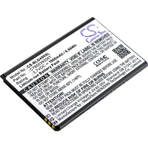 Cameron Sino Mobile SmartPhone Replacement Li-ion Battery 1800mAh For C785039200T Nubia D090, D090L, D090U, Free Tools