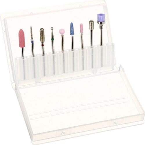 1set Nail Art Grinding Head Rotate Cuticle Cleaning Nail Drill Bit Manicure Accessories For Electric Nail Polisher Salon Tools