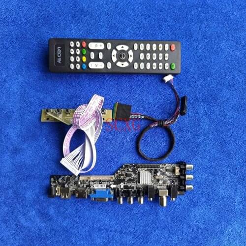 1366*768 Fit M116NWR1/NT116WHM DIY Kit Monitor controller board HDMI-compatible USB AV VGA DVB LCD/LED 40Pin LVDS Digital signal