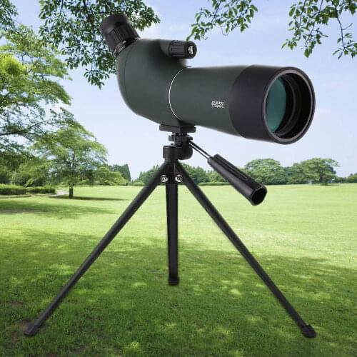 20-60x60mm Spotting Scope BAK4 Prism Zoom Telescope MC Lens Waterproof Hunting Birdwatching Monocular Scope With Tripod