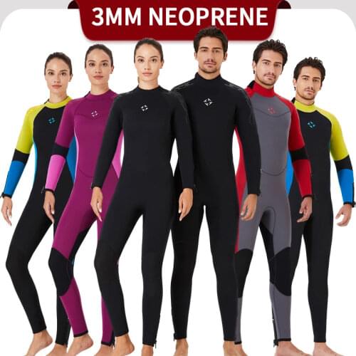 3MM Neoprene Diving suit Swimwear Wetsuit dive Equipment Water Sports Wet Jump Suits For Women/Man Wetsuits Dive Sail New 2021