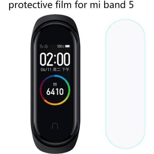 3Pcs Hydrogel Protective Tempered Film for Xiaomi Mi Band 5 Protection Film Full Screen Permeability Film HD Explosion