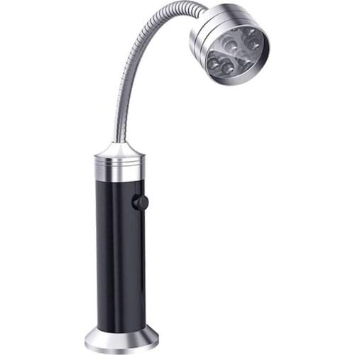 9 LED Grill Light with Magnet Bendable Flashlight Soft Tube Work Repair Tool