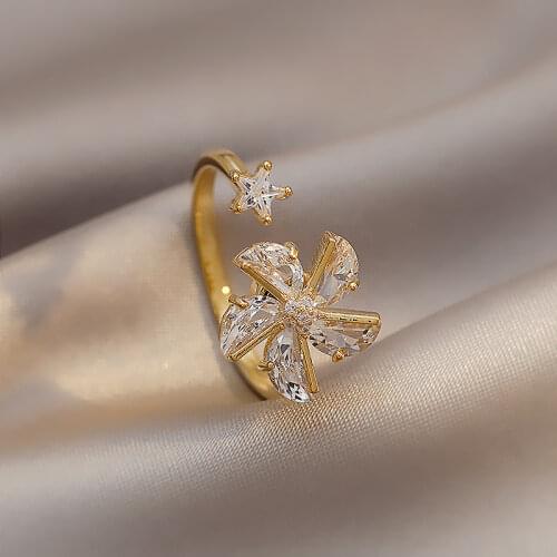 CDJAIME Women's Gold Rings