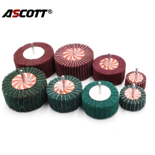 Scouring sponge polishing bit scouring cloth rust moving surface clearing bit 25mm 50mm 80mm for rotary tool