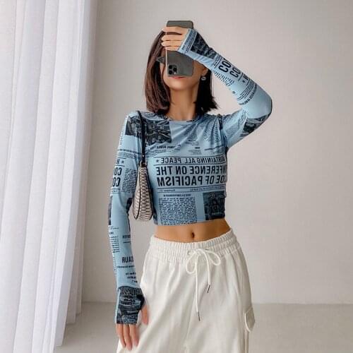 Женские футболки с принтом HOLYGAGA China At AliExpress