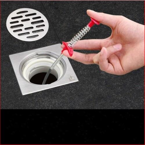 Toilet Dredge Tool Sewers Rubbish Foreign Body Grabbing Sewer Dredging Tool Kitchen Bathroom Cleanses 0.6/0.9/2/3m Claws E11739