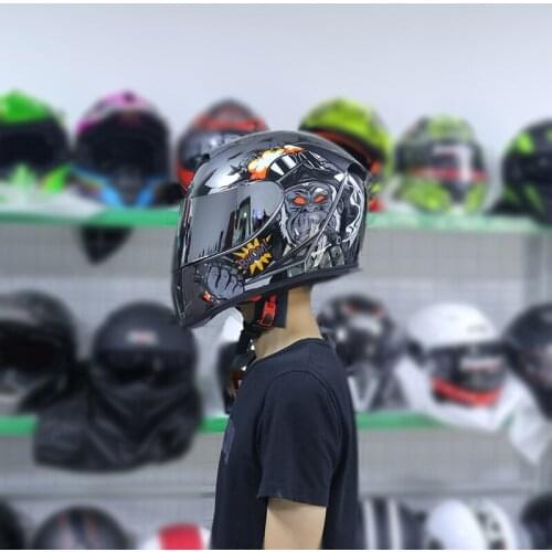 JIEKAI Helmet Motorcycle Full Face Moto Helmets Double Visor Racing Motocross Helmet Casco Modular Moto Helmet Motorbike