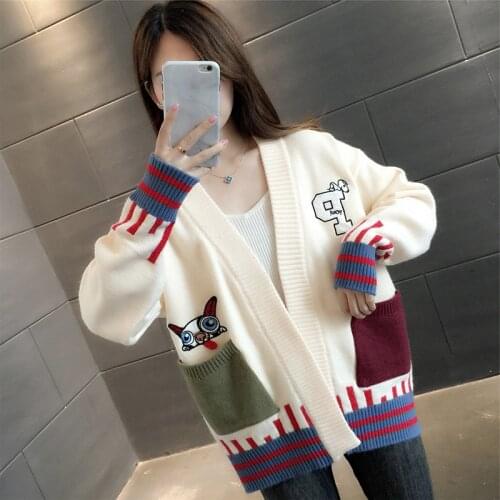 Cardigan sweater womens clothing 2021 new foreign style European goods small jacket fashion in spring and Autumn