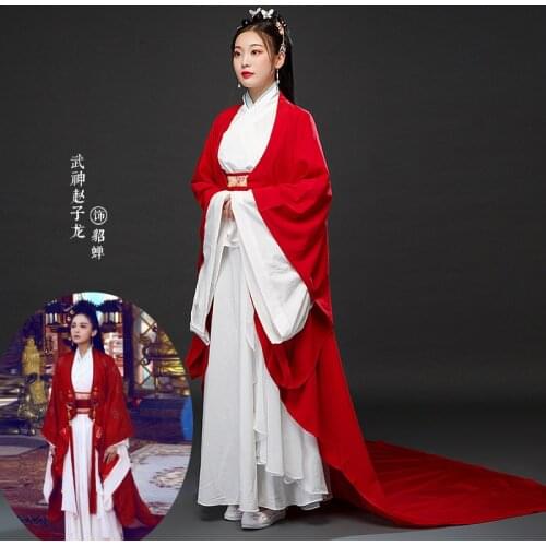 HanFu Diao Chans costume for the performance of chivalrous women Romance of the Three Kingdoms high quality