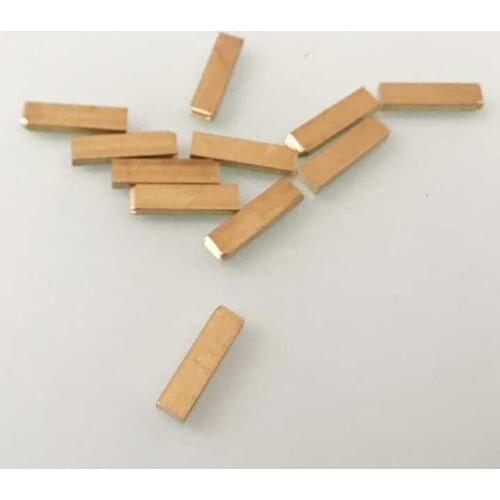 Brass 2*4*15mm hot stamping letters for date coding machine (A-Z 2pcs,0-9 4pcs,symbols 8pcs,T-type)