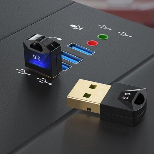 Mini Wireless USB5.0 Bluetooth-compatible Adapter Transmitter for Computer PC Laptop Wireless Audio Receivers & Adapter
