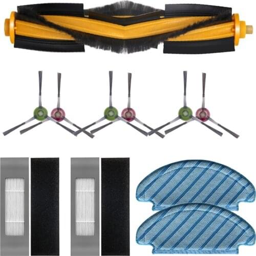 Mop Cloth Side Brush HEPA Filter Main Brushes for Ecovacs DEEBOT OZMO T8 Robot Vacuum Cleaner Spare Parts