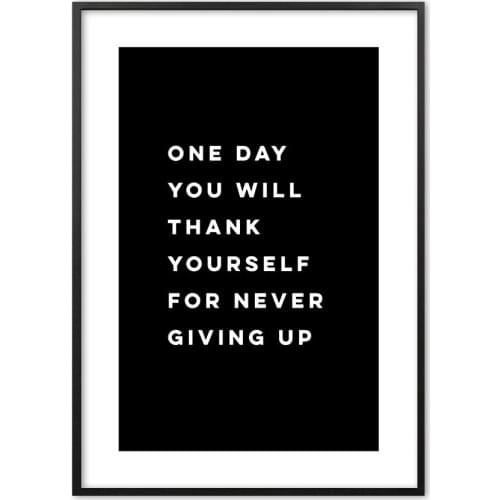 Nordic Modern Aphorism Quotes Nordic Art Wall Art Paper Painting Landscape Wall Pictures For Living Room Decor