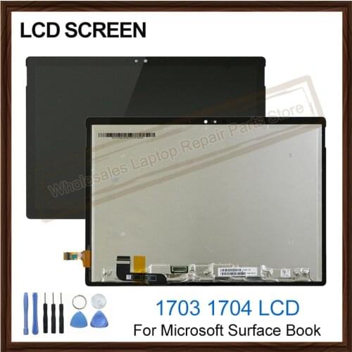 Original New 13.5" LCD display For Microsoft Surface Book 1703 1704 LCD display touch screen glass digitizer Assembly