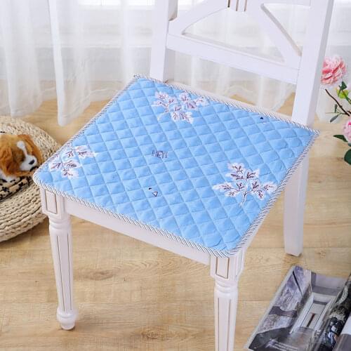 Square Small Seat Cushion Kindergarten Stool Buttocks Mat Dining Chair Cushions Home Decor Office Computer Chair Sit Pad F0471